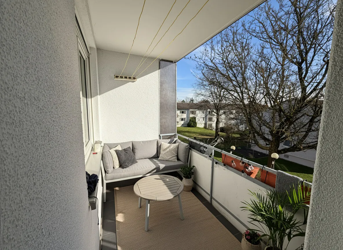 Möbelierungsvorschlag Balkon