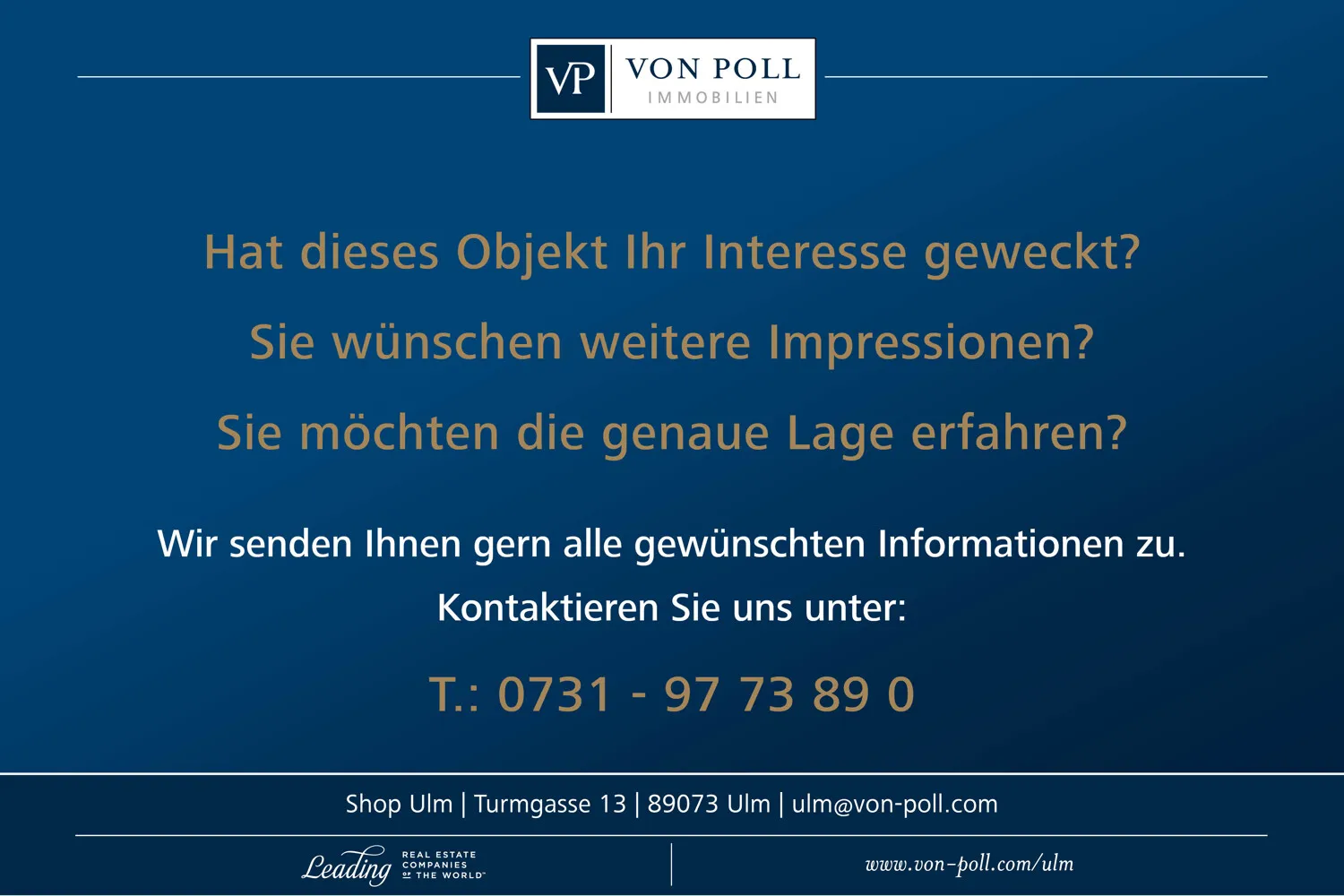 Hat diese Objekt Ihr Interesse geweckt