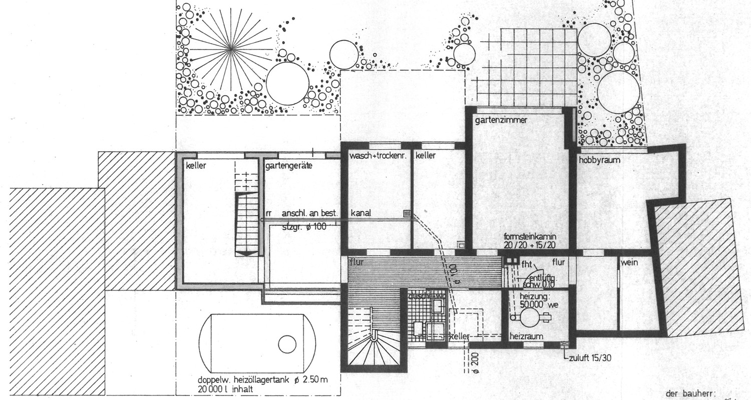 Grundriss 1. UG