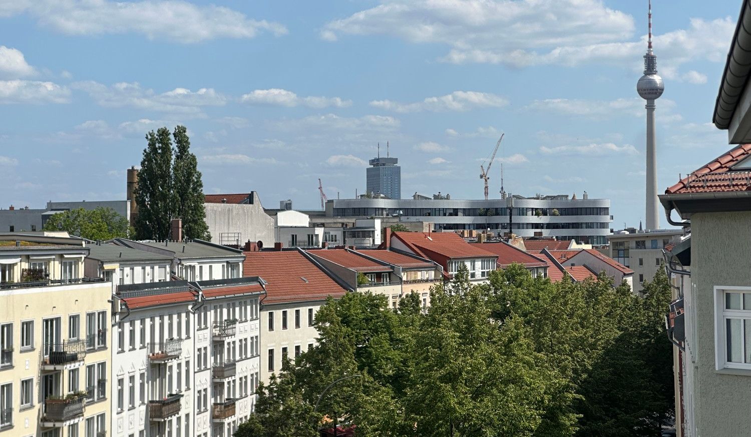Aussicht vom Balkon