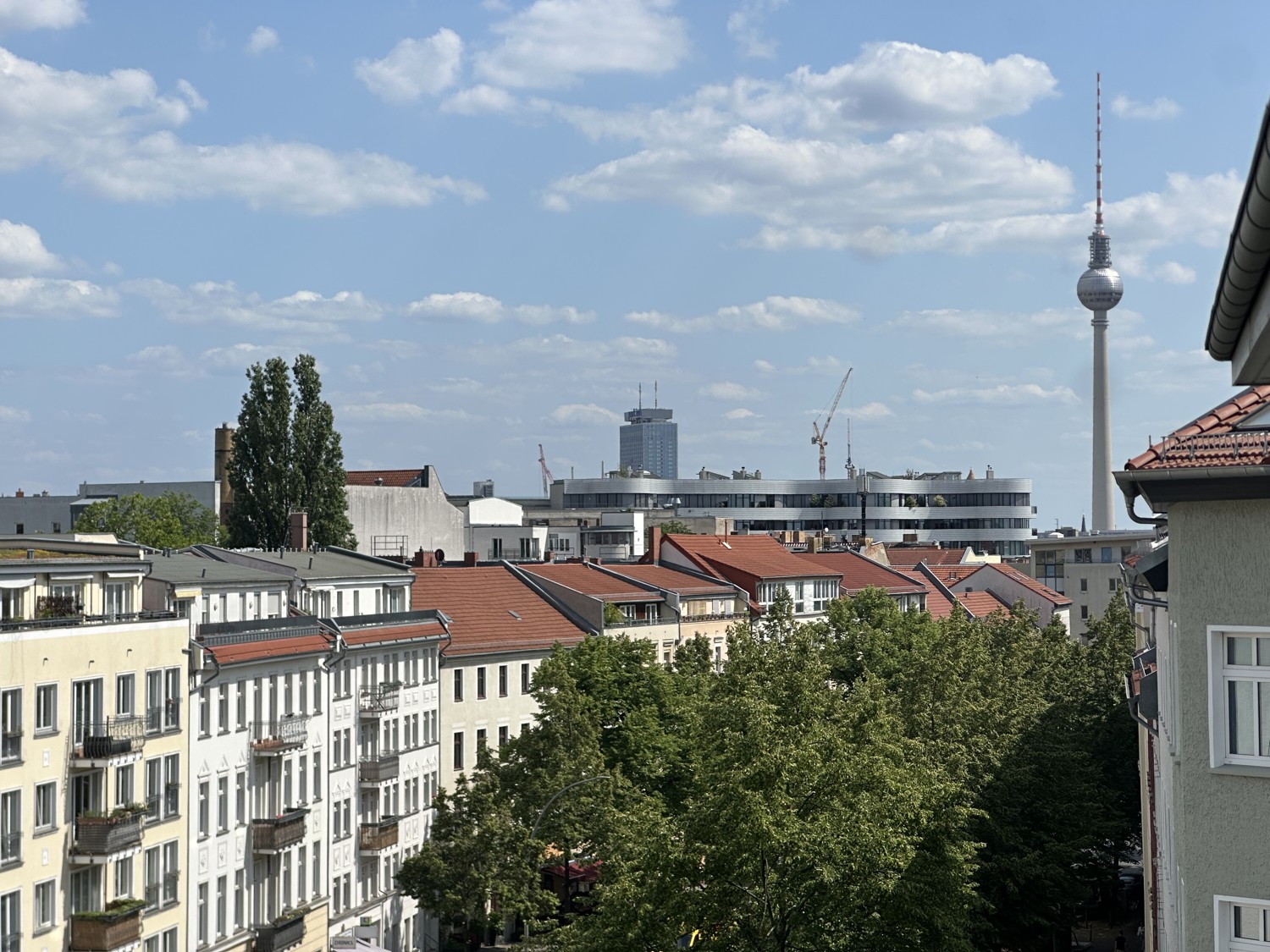 Aussicht vom Balkon