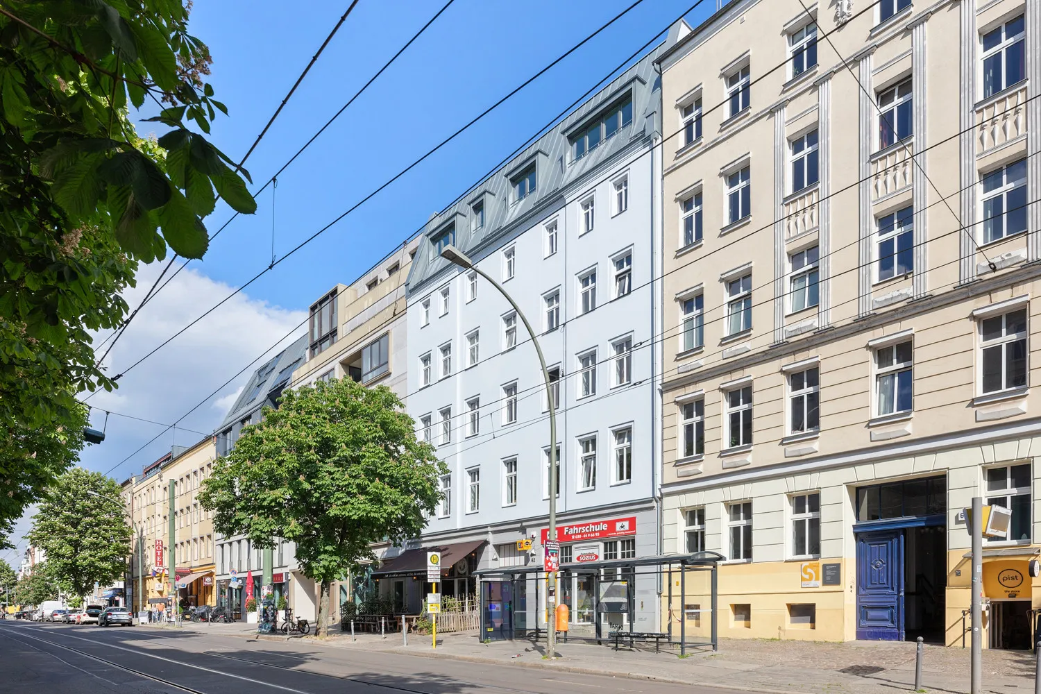 Blick von der Kastanienallee