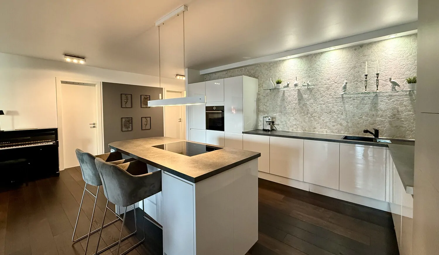 Offene küche mit insel