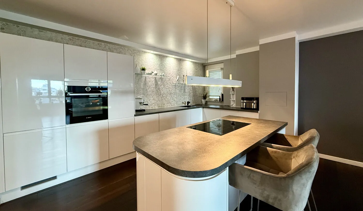 Offene küche mit insel