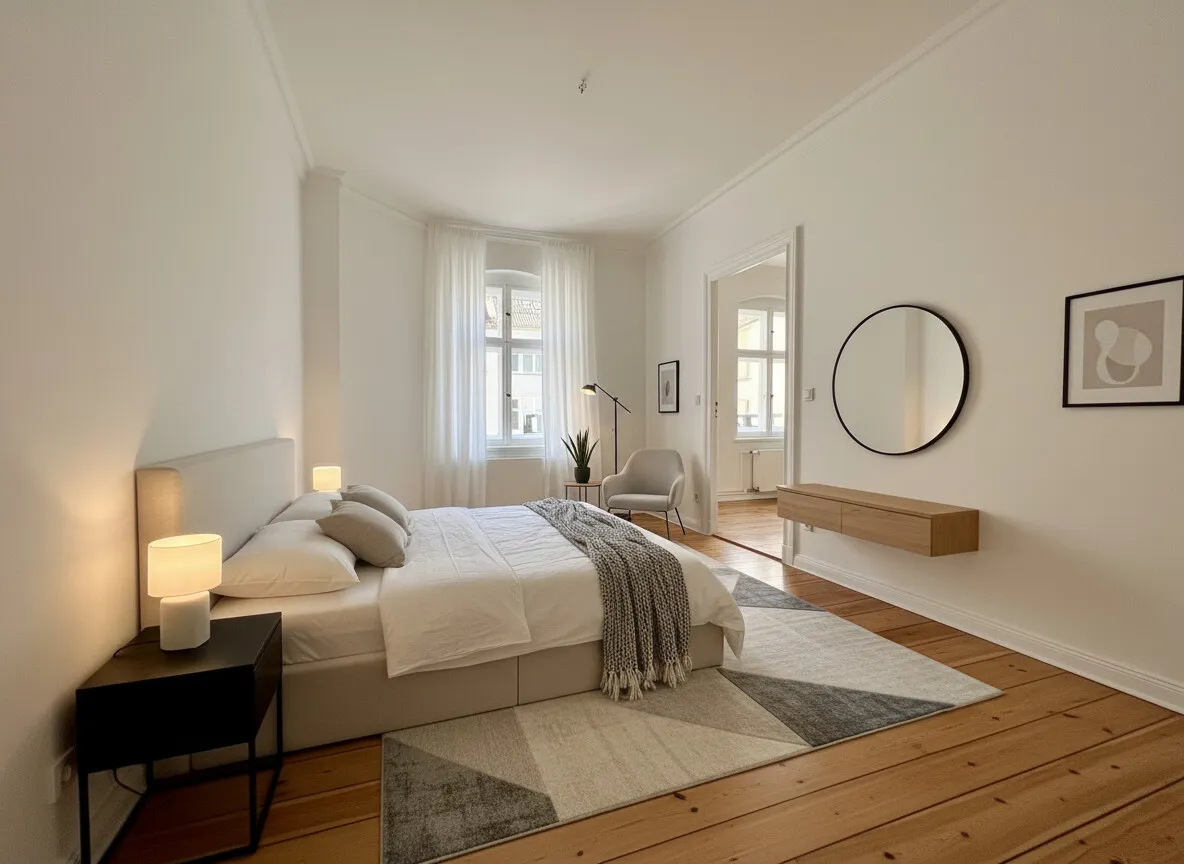 Schlafzimmer (Gestaged)