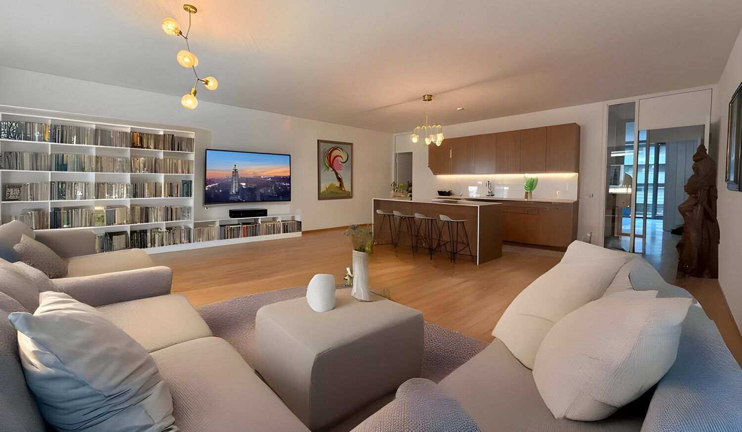 Küchenumbau möglichkeit ins Wohnzimmer