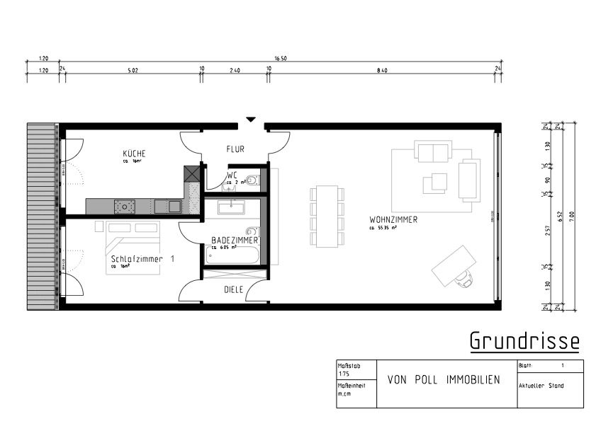 Grundriss Aktueller Stand