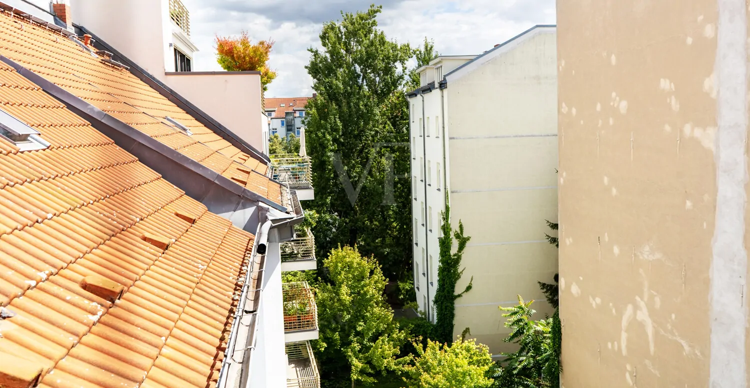 Blick in den ruhigen Innenhof