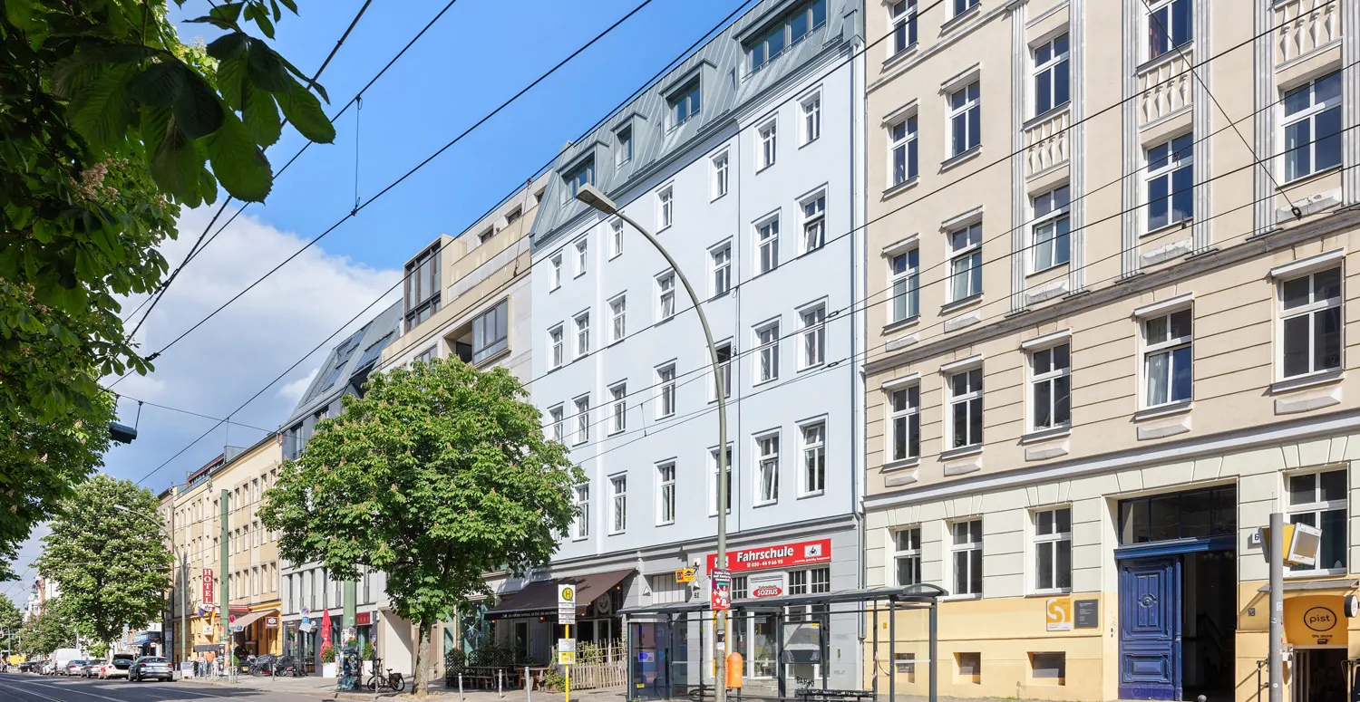 Blick von der Kastanienallee