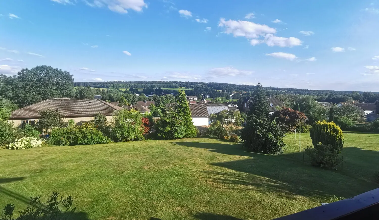 Aussicht vom Balkon