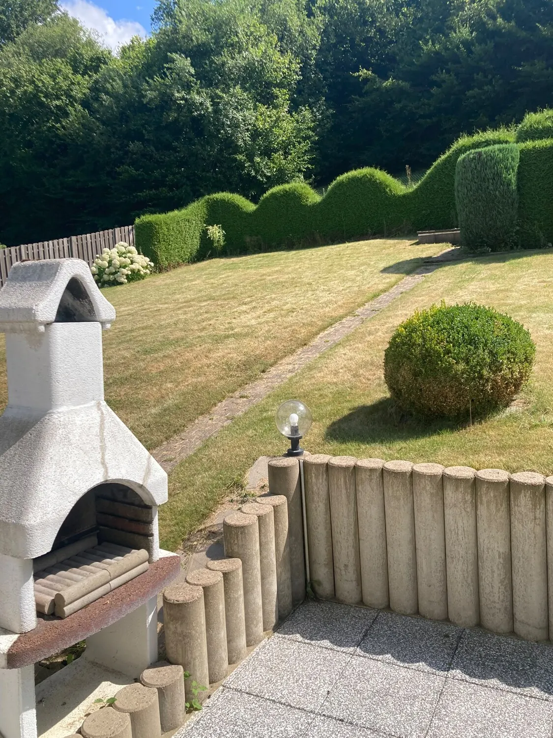 Aussicht in den Garten
