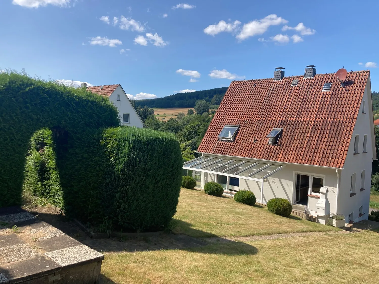 Weg zum Gartenhaus