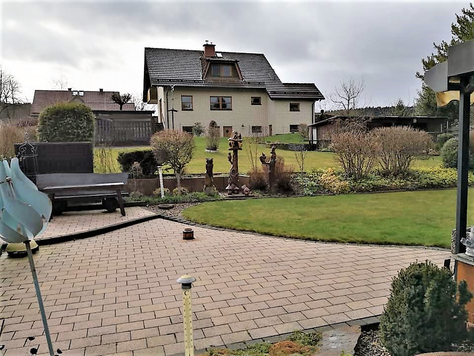Aussicht in Garten