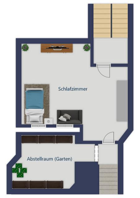 Souterrain - wohnraumähnlich ausgebaut