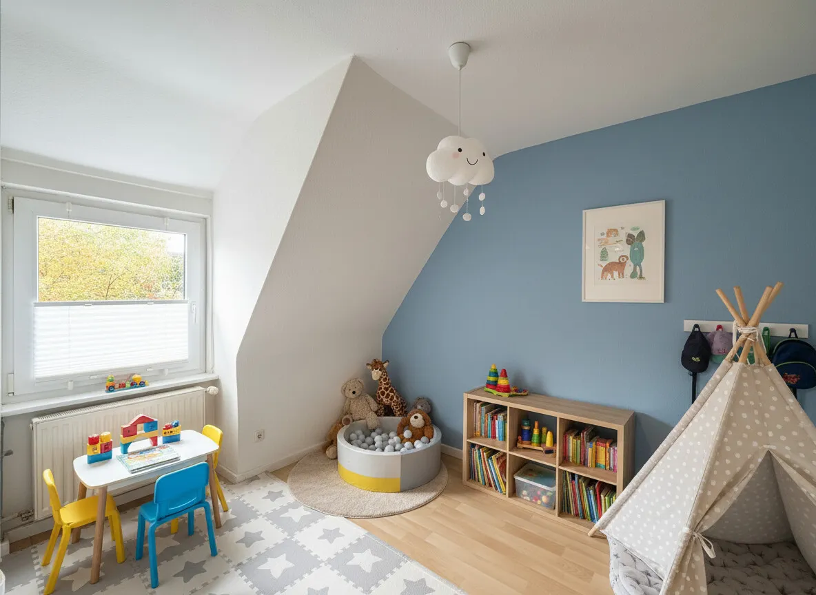 Gestaltungsidee Kinderzimmer Obergeschoss