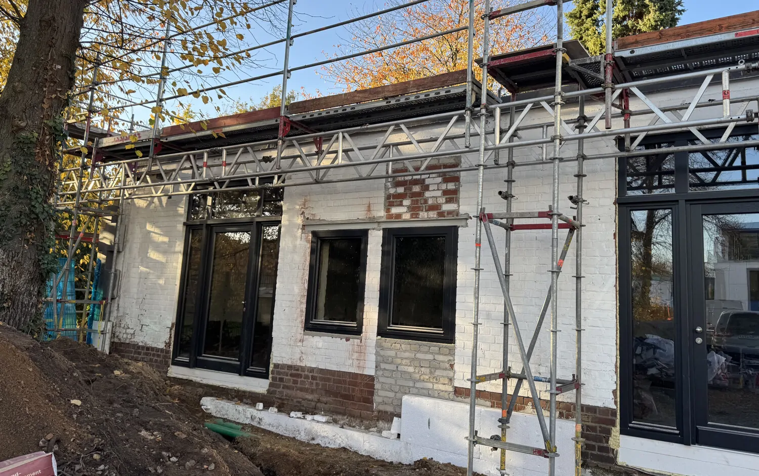 Hofansicht Bauzustand