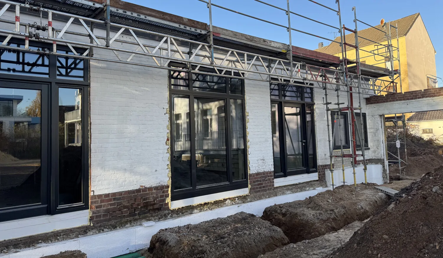 Hofansicht Bauzustand