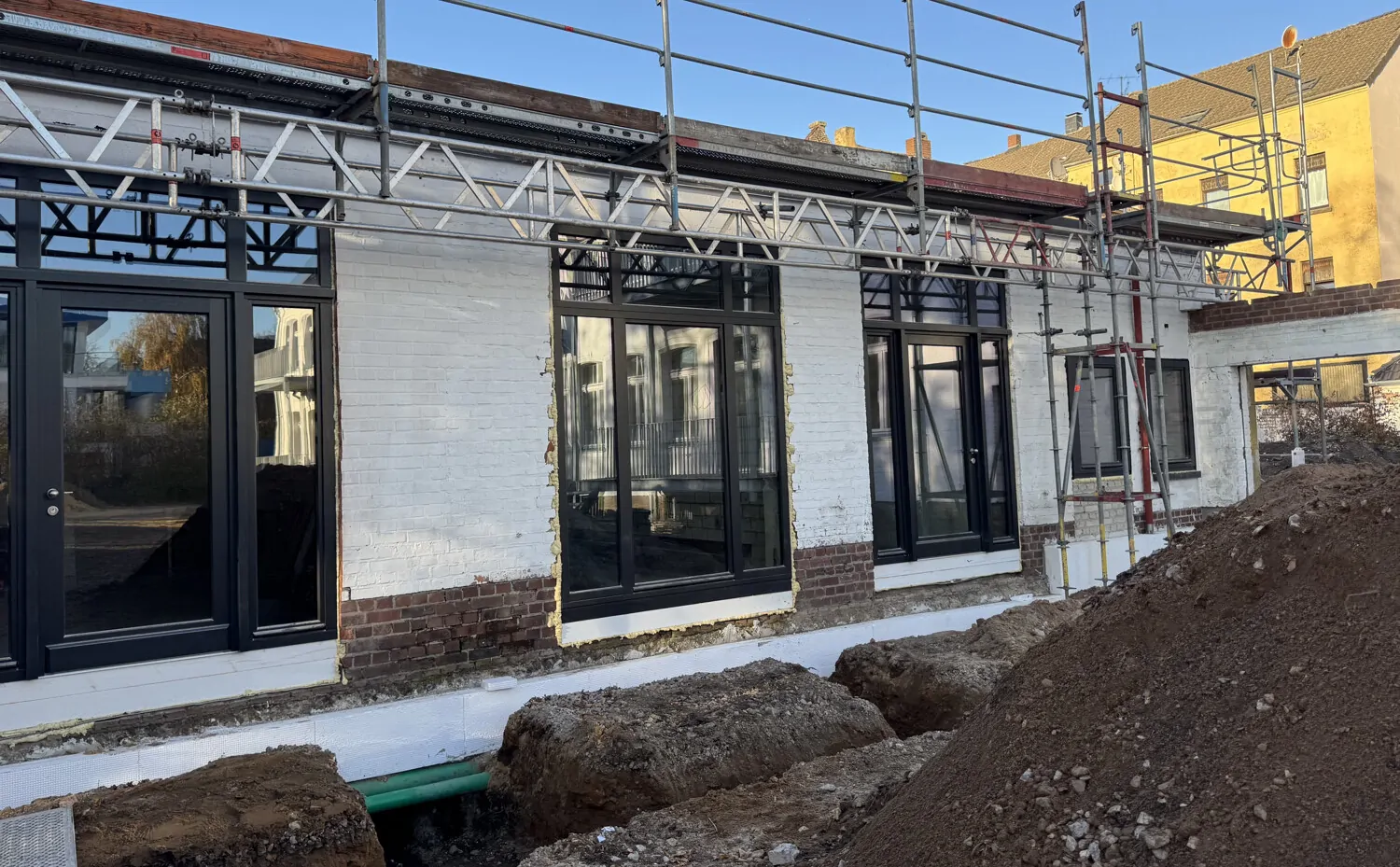 Hofansicht Bauzustand