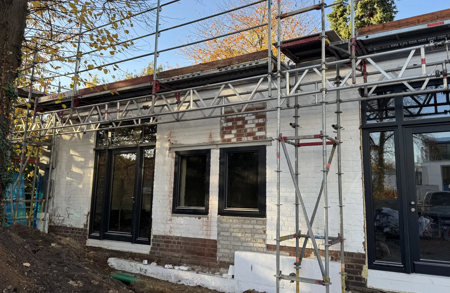 Hofansicht Bauzustand