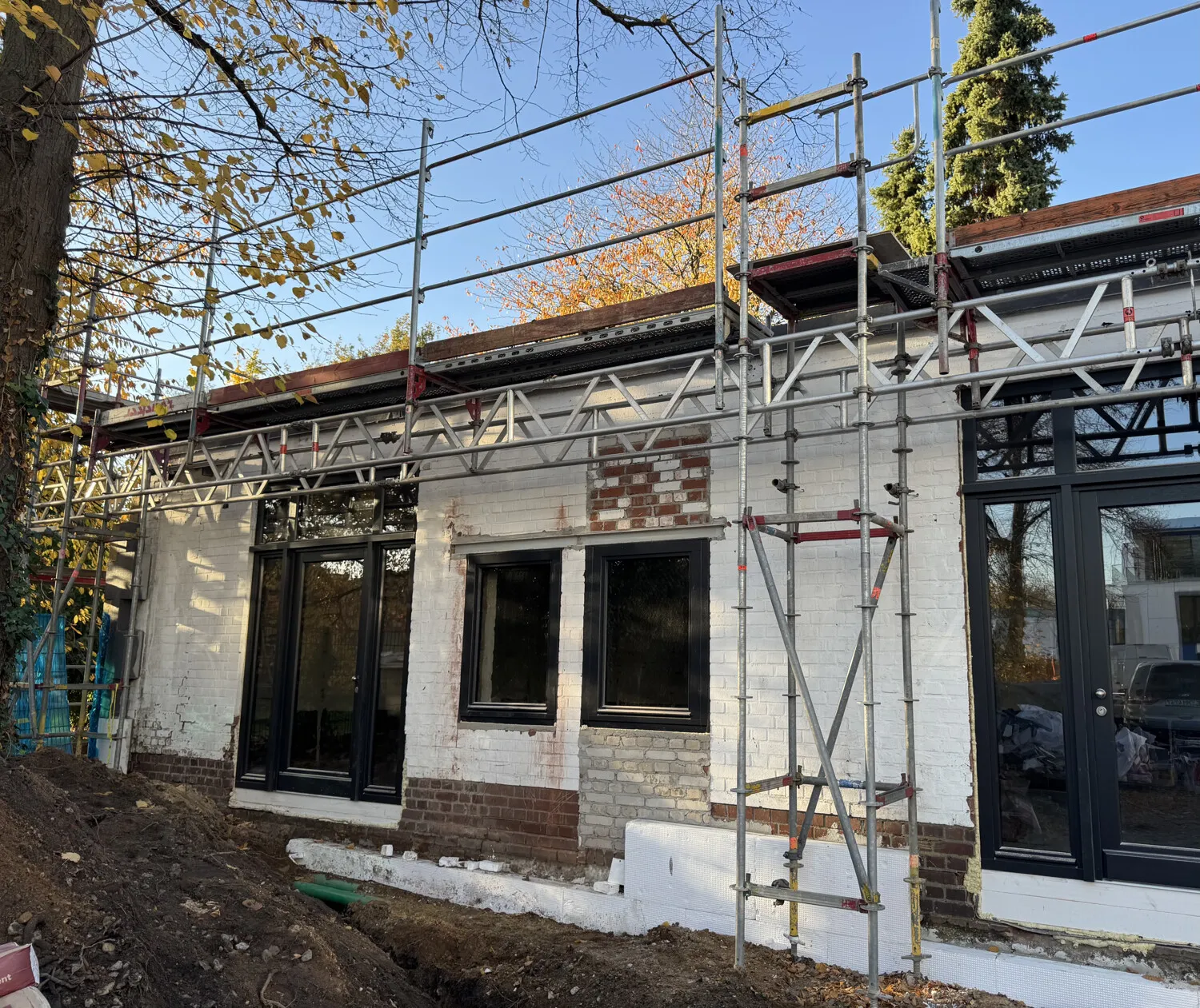 Hofansicht Bauzustand