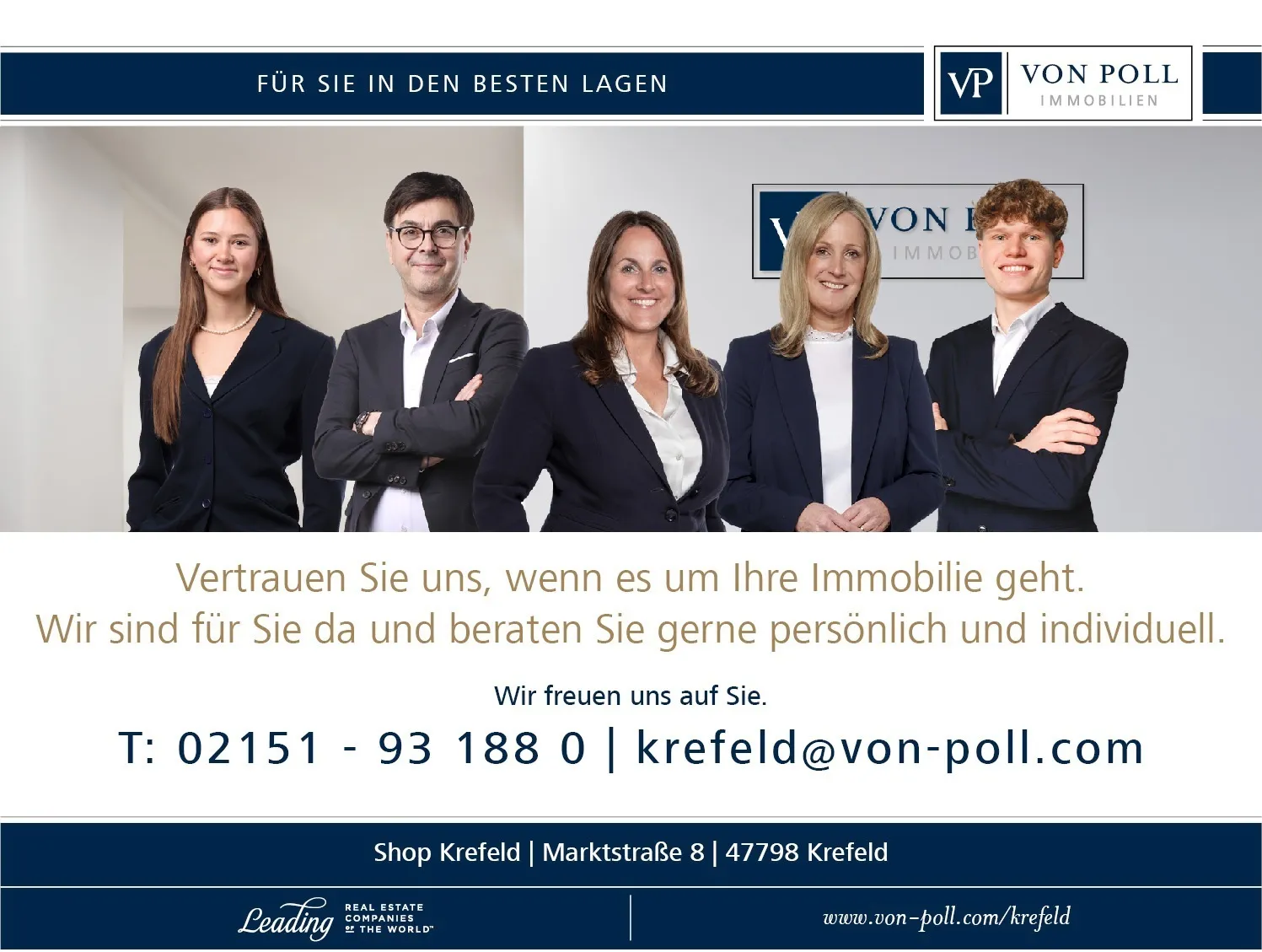 Wir freuen uns auf Sie!