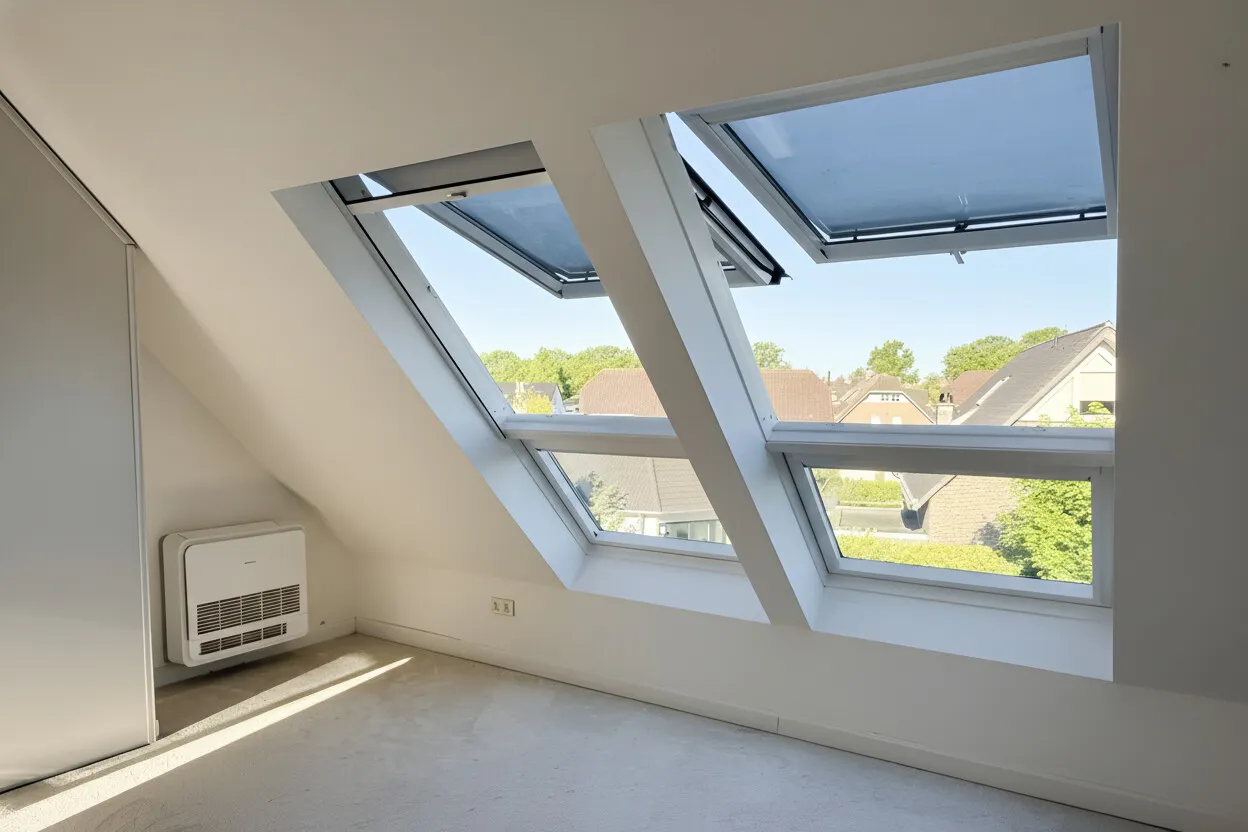Großzügige Dachfenster