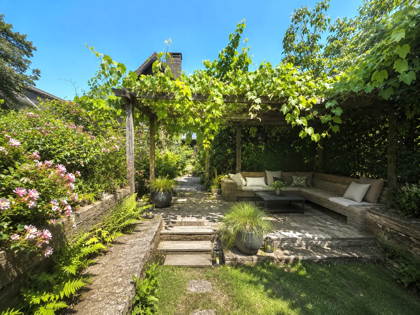Gestaltungsidee Garten-Terrasse