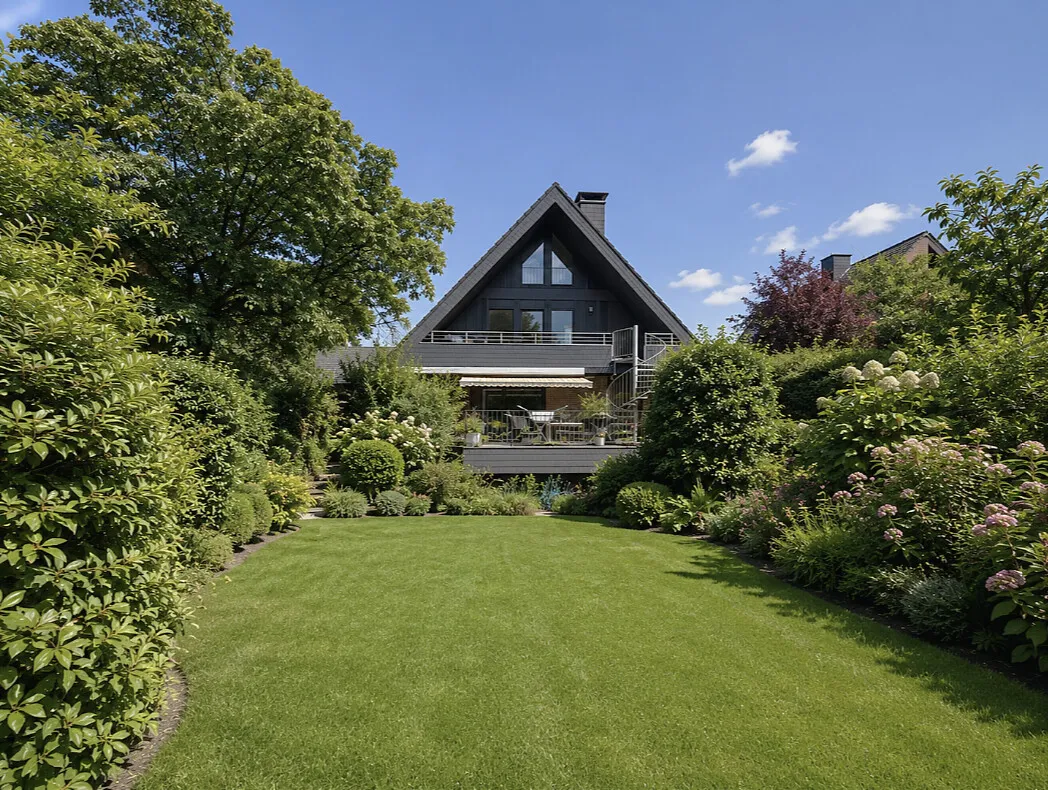 Gestaltungsidee Gartenansicht