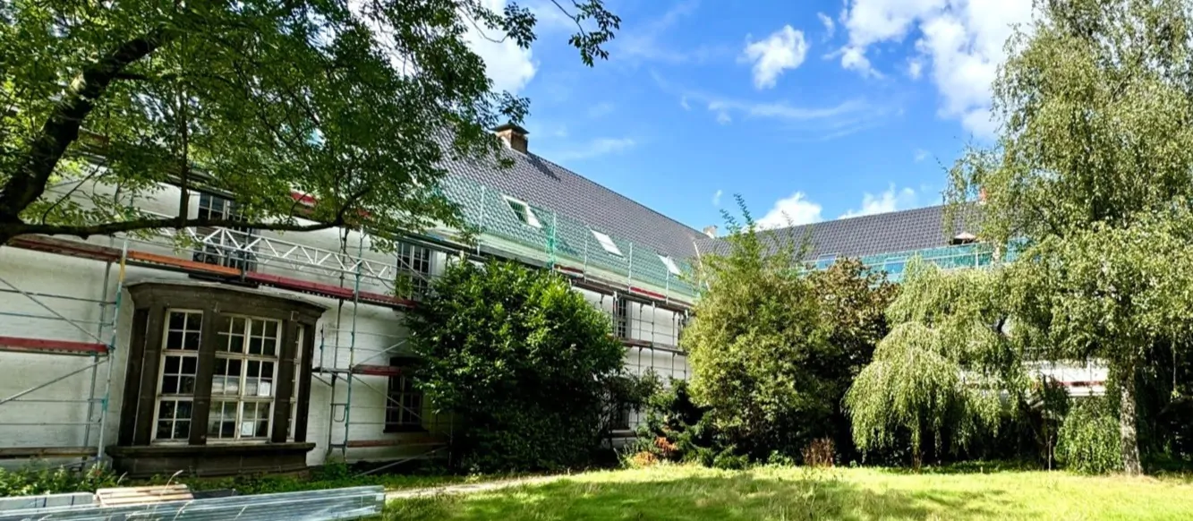 Gartenansicht Bauzustand