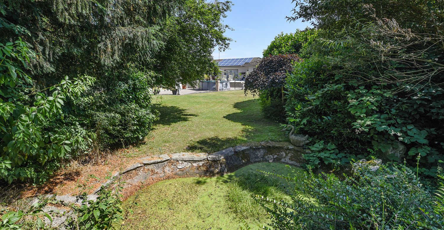 Garten mit Teich