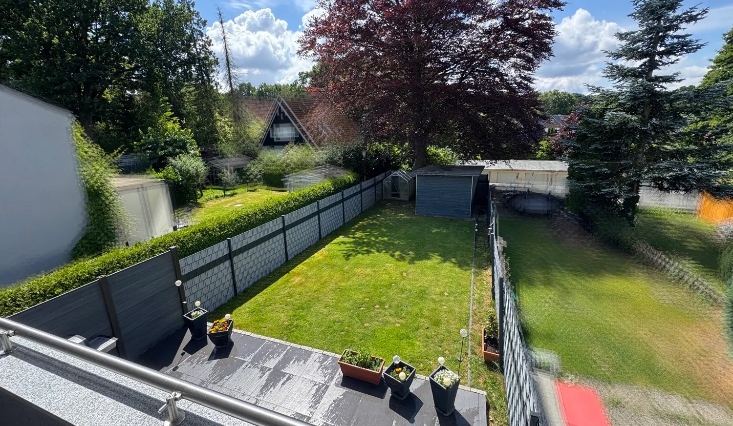 Blick vom Balkon Ansicht 2