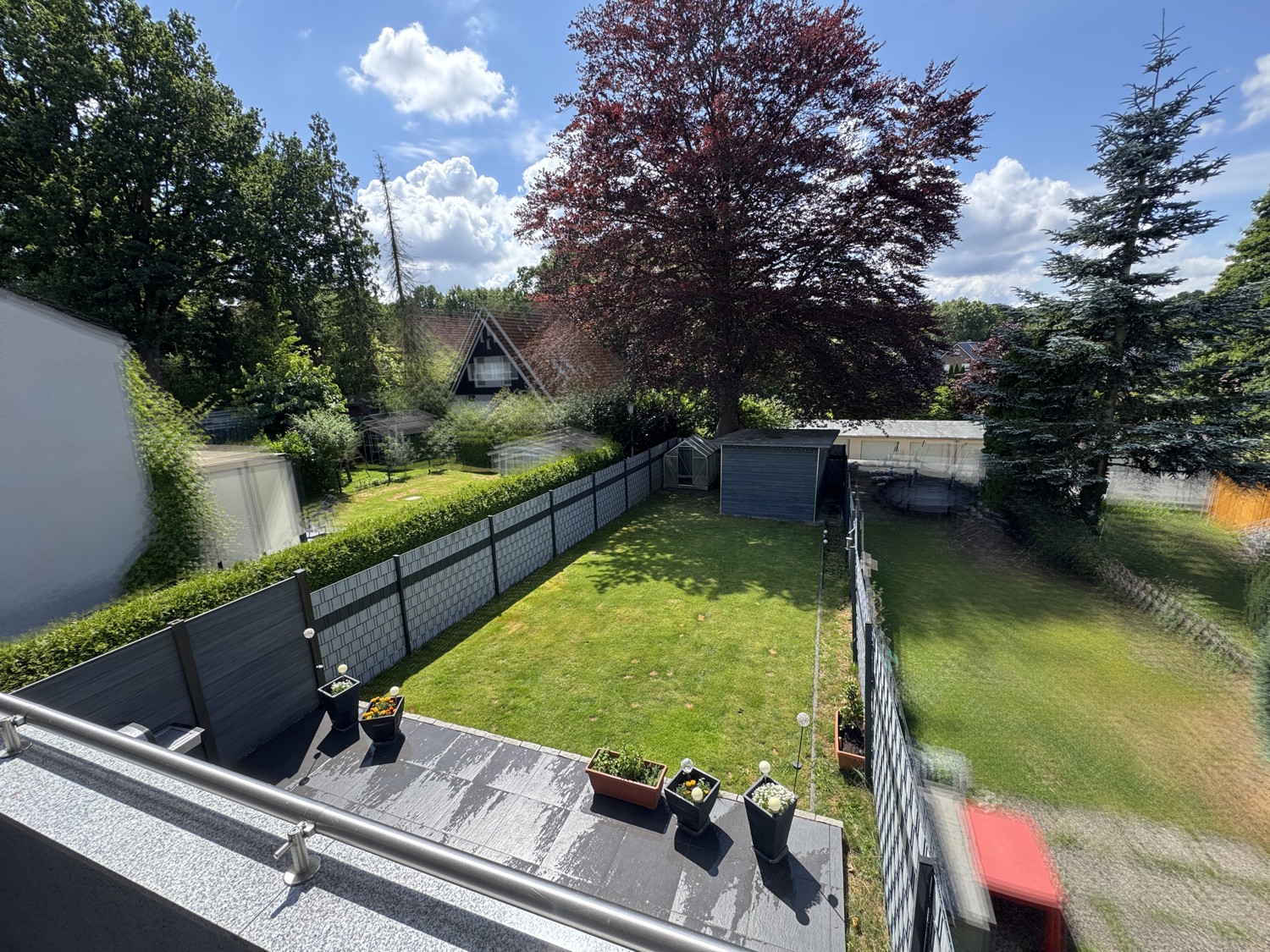 Blick vom Balkon Ansicht 2