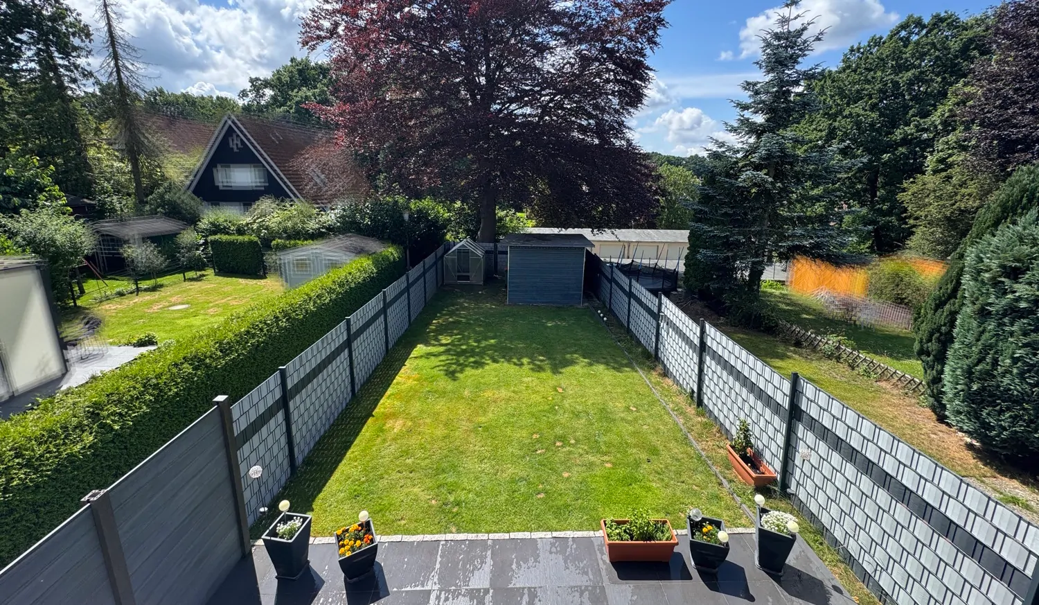 Blick vom Balkon Ansicht 1