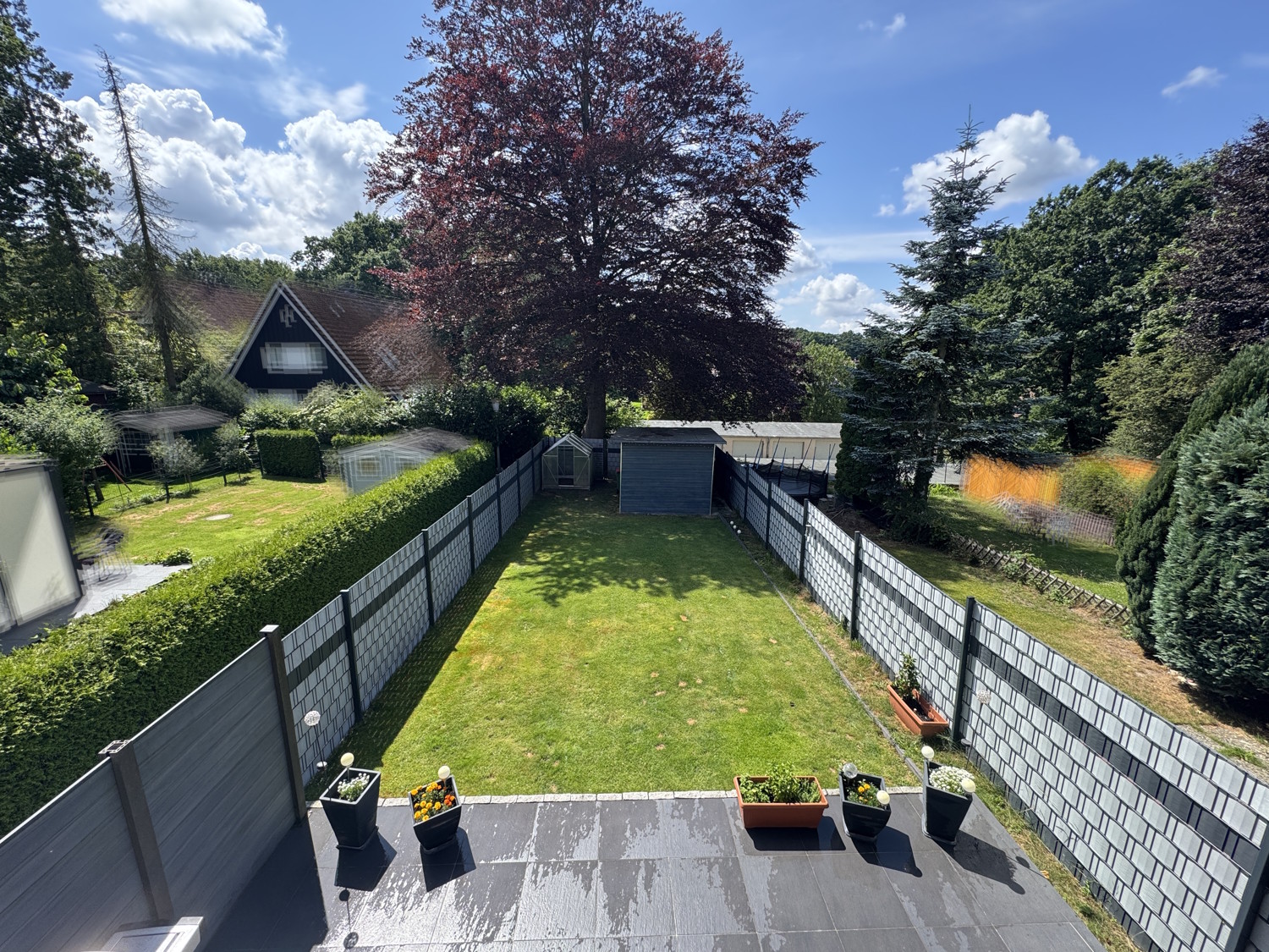 Blick vom Balkon Ansicht 1
