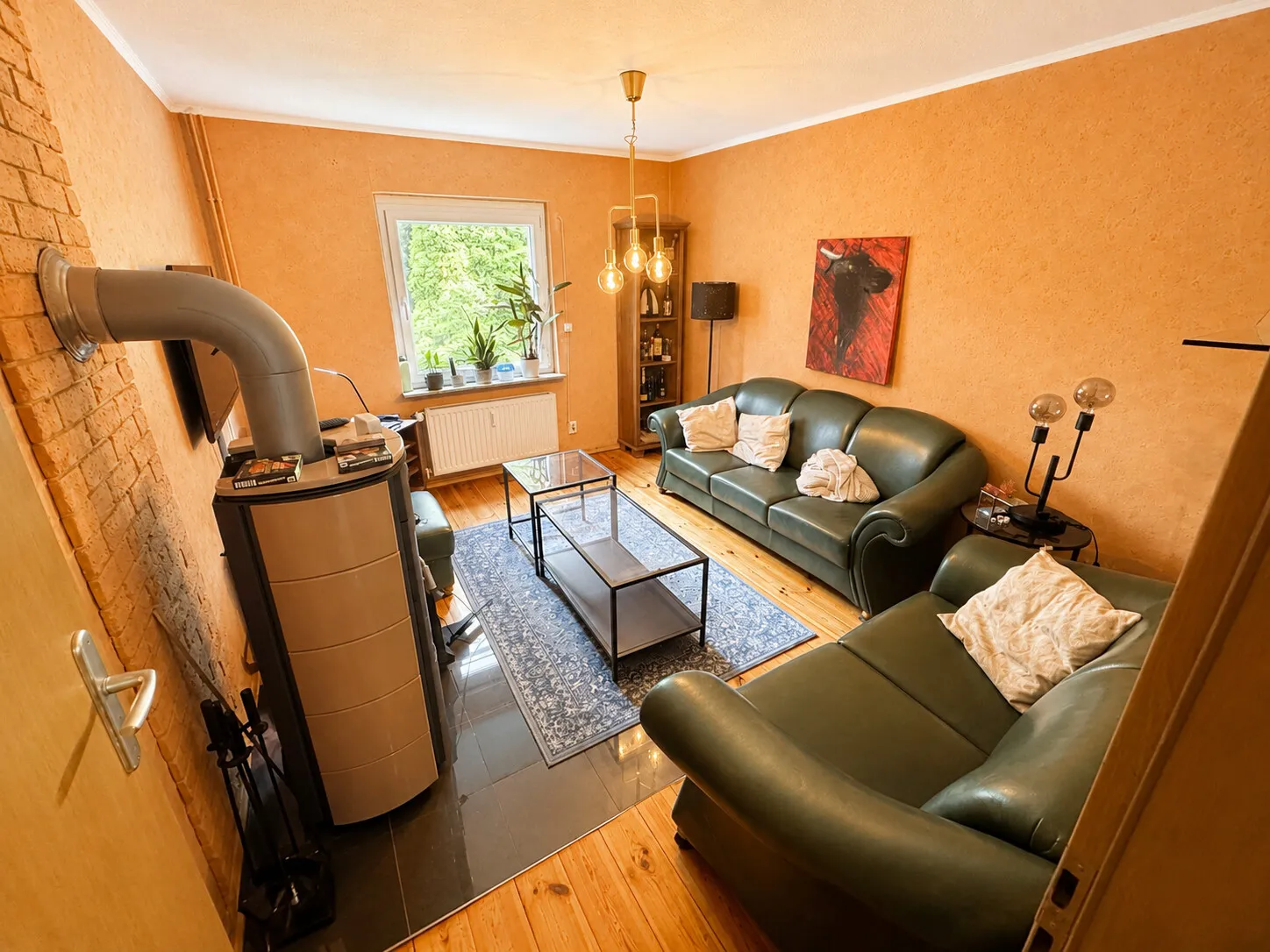 EG Wohnzimmer Kaminzimmer Ansicht 1