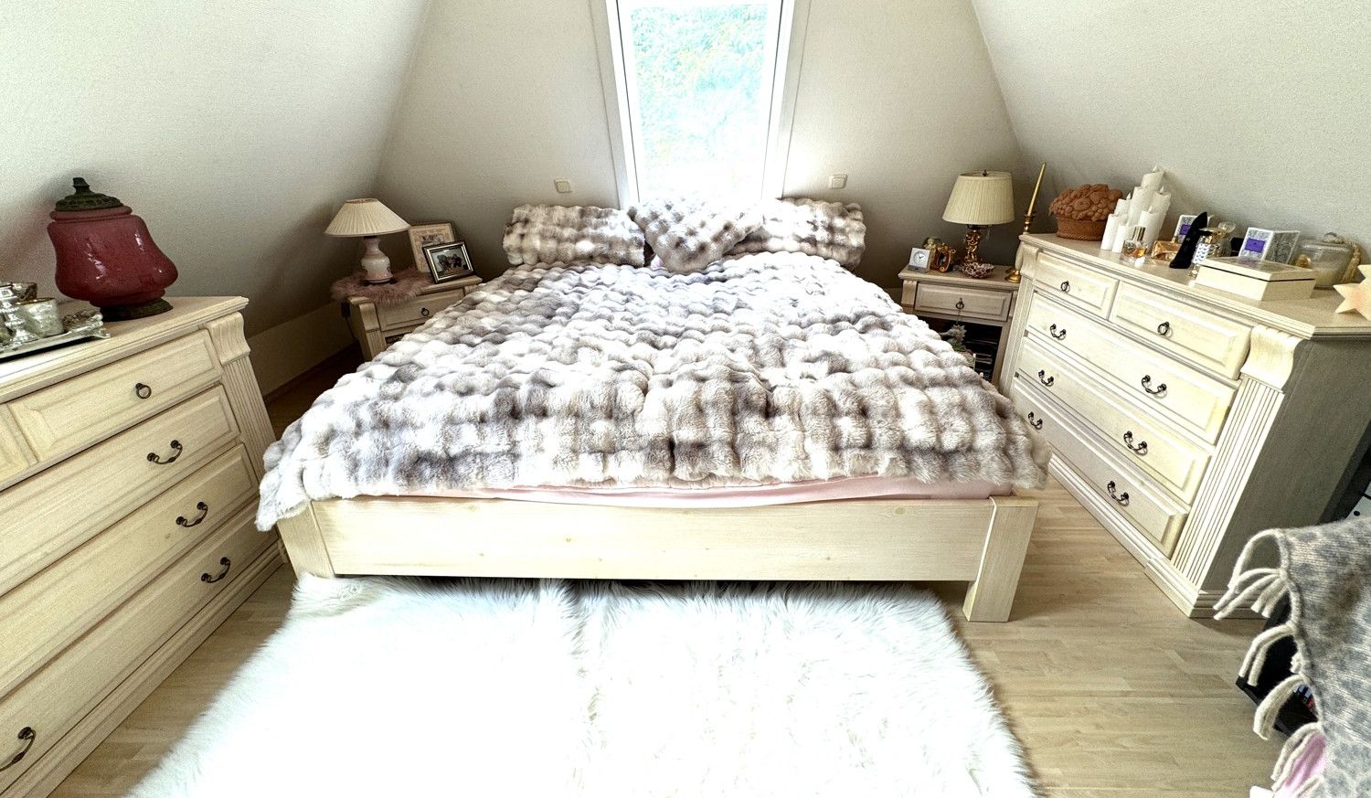 Schlafzimmer im ausgebauten Dachgeschoss