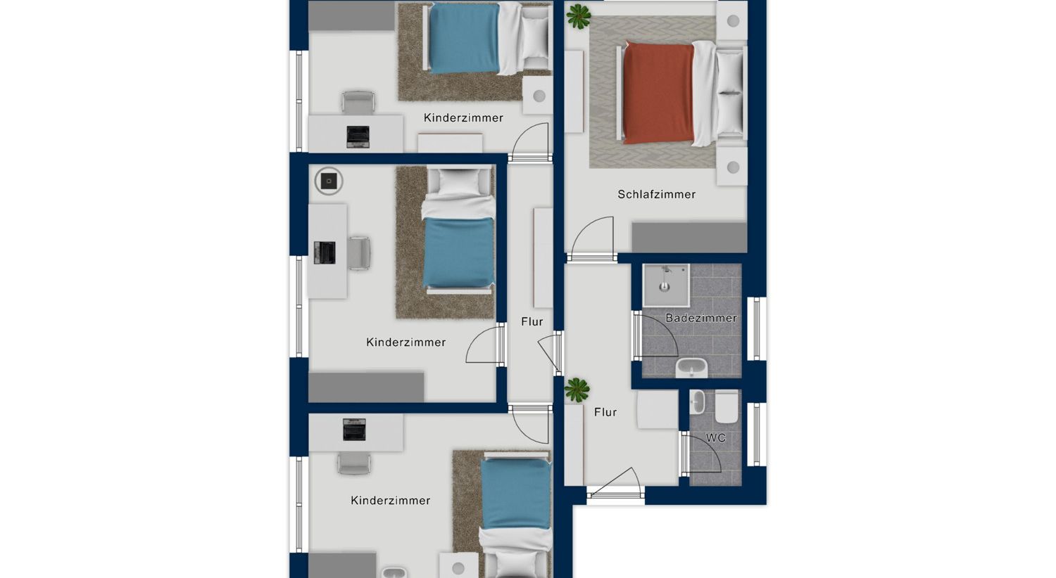 Grundriss Bungalow