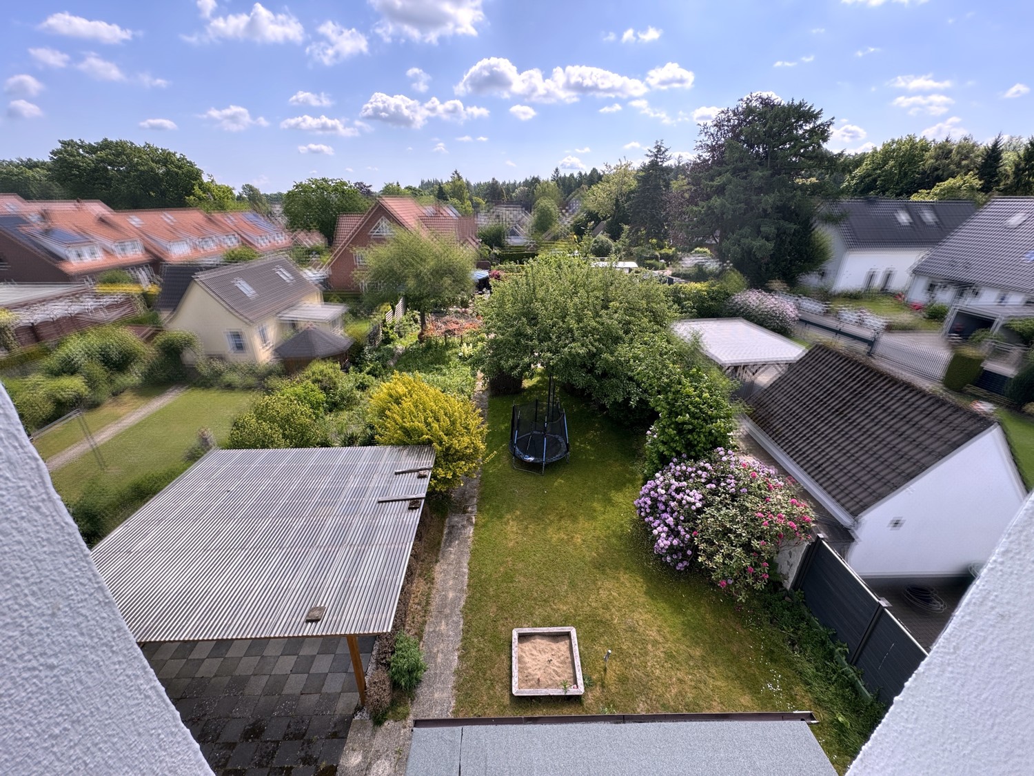 Gartenblick aus den DG