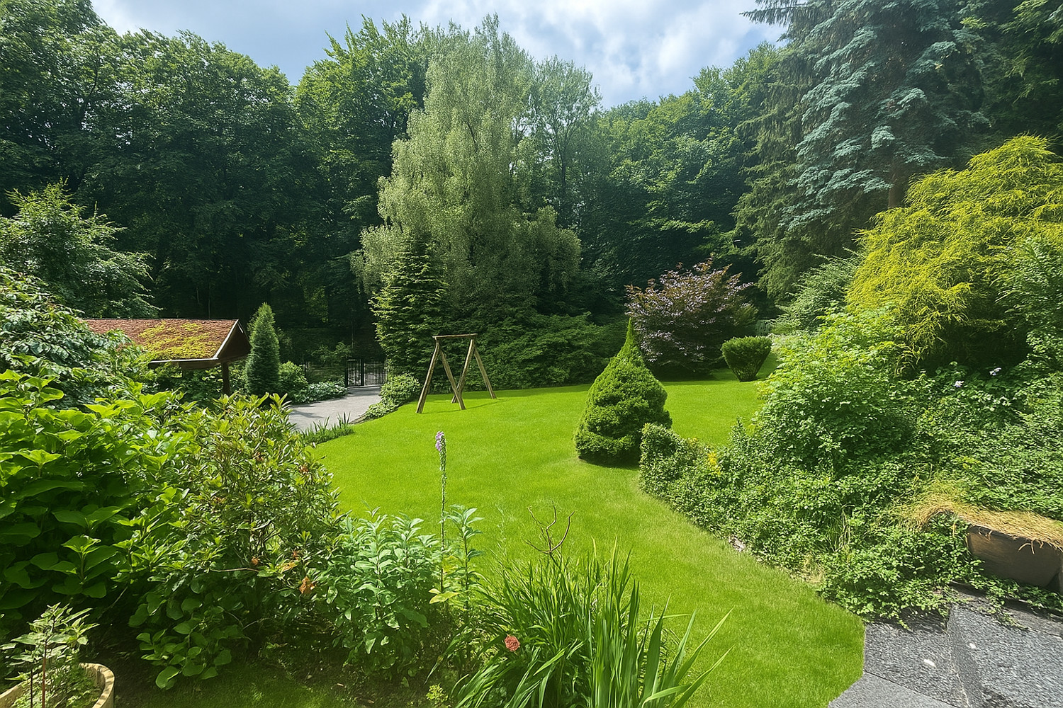 Blick in den Garten
