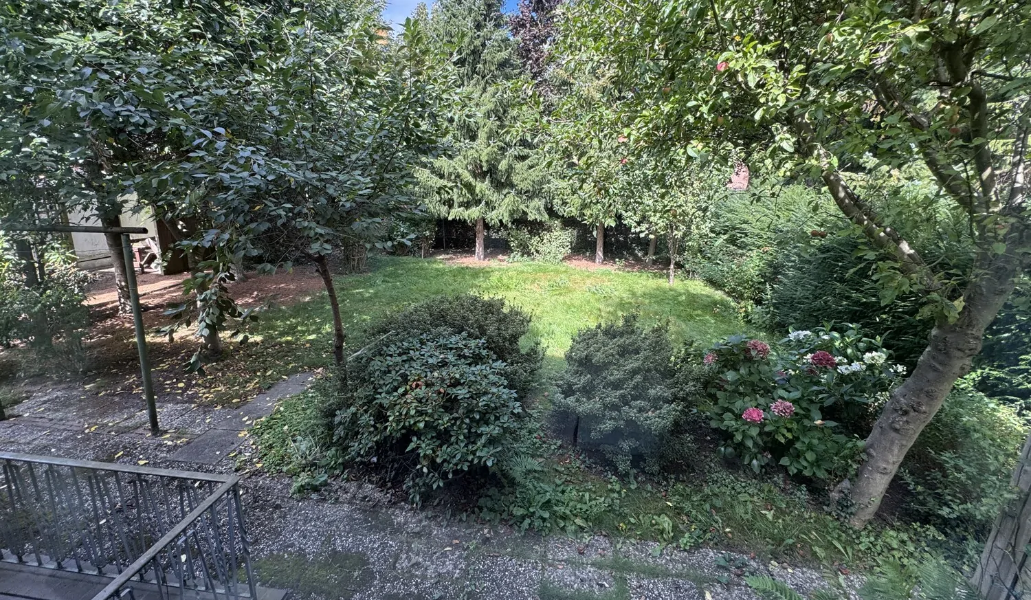 Blick aus dem Küchenfenster