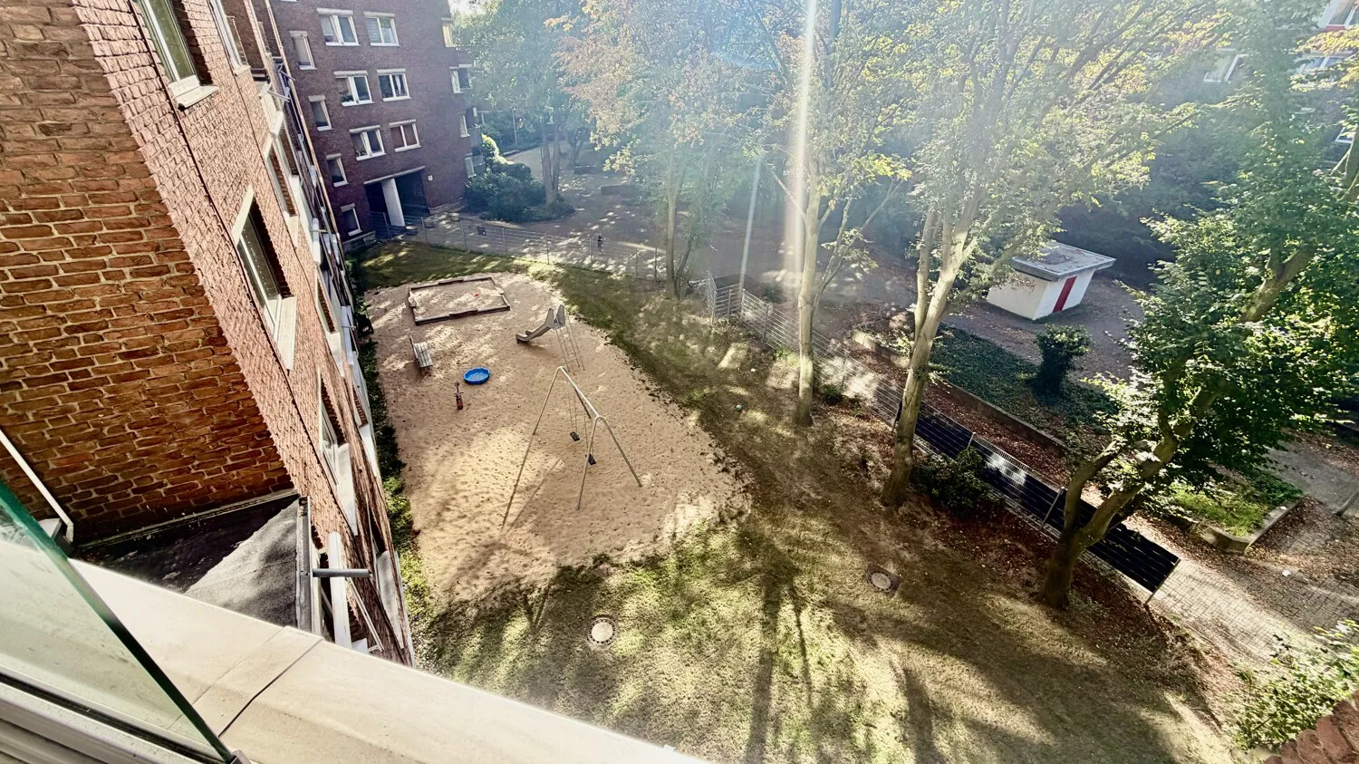 Ausblick vom Balkon