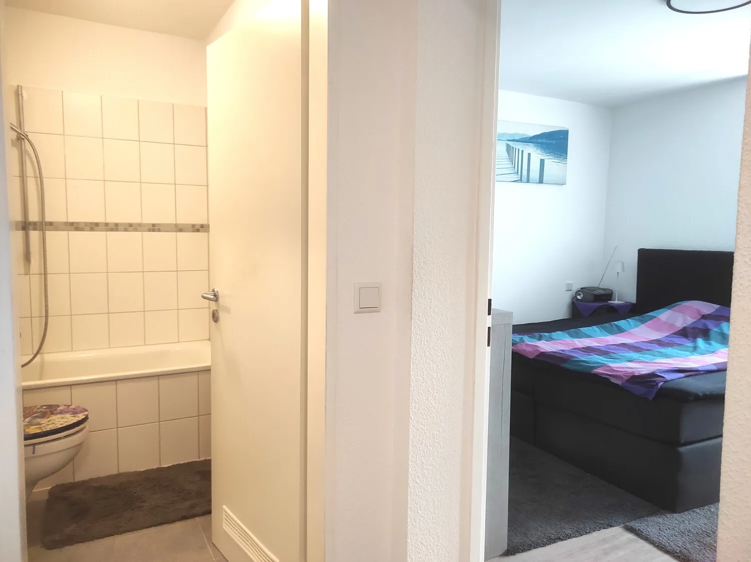 Bad-Schlafzimmer