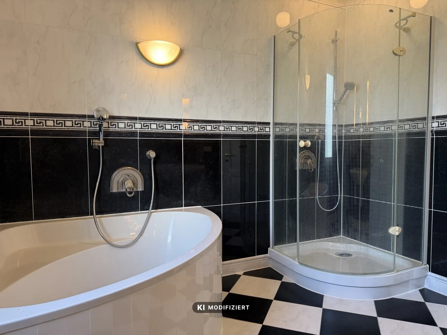 Tageslichtbad en suite Ansicht II OG KI