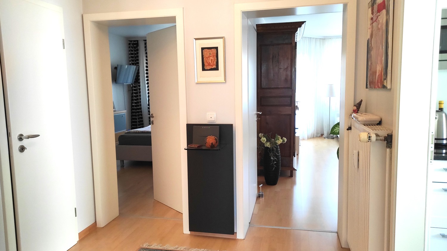Diele mit Wohn & - Schlafzimmer