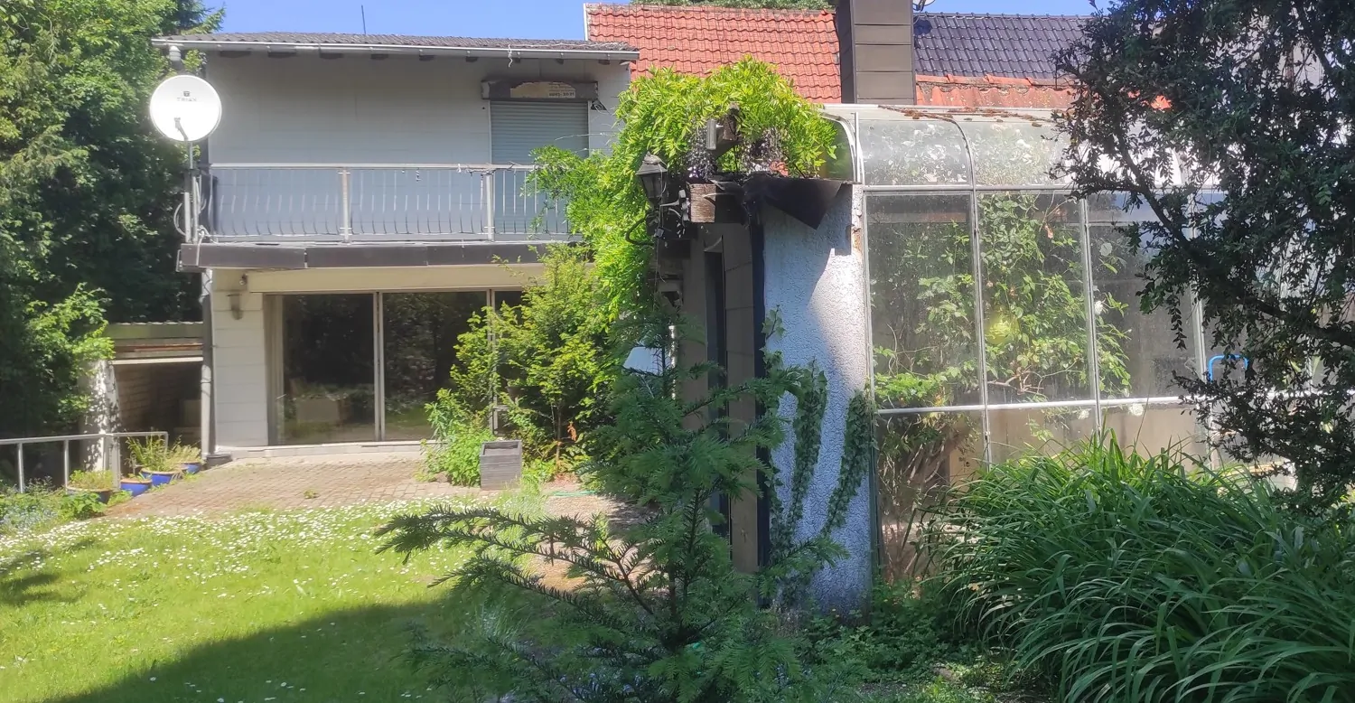 Anbau mit DHH &   Gartenhaus