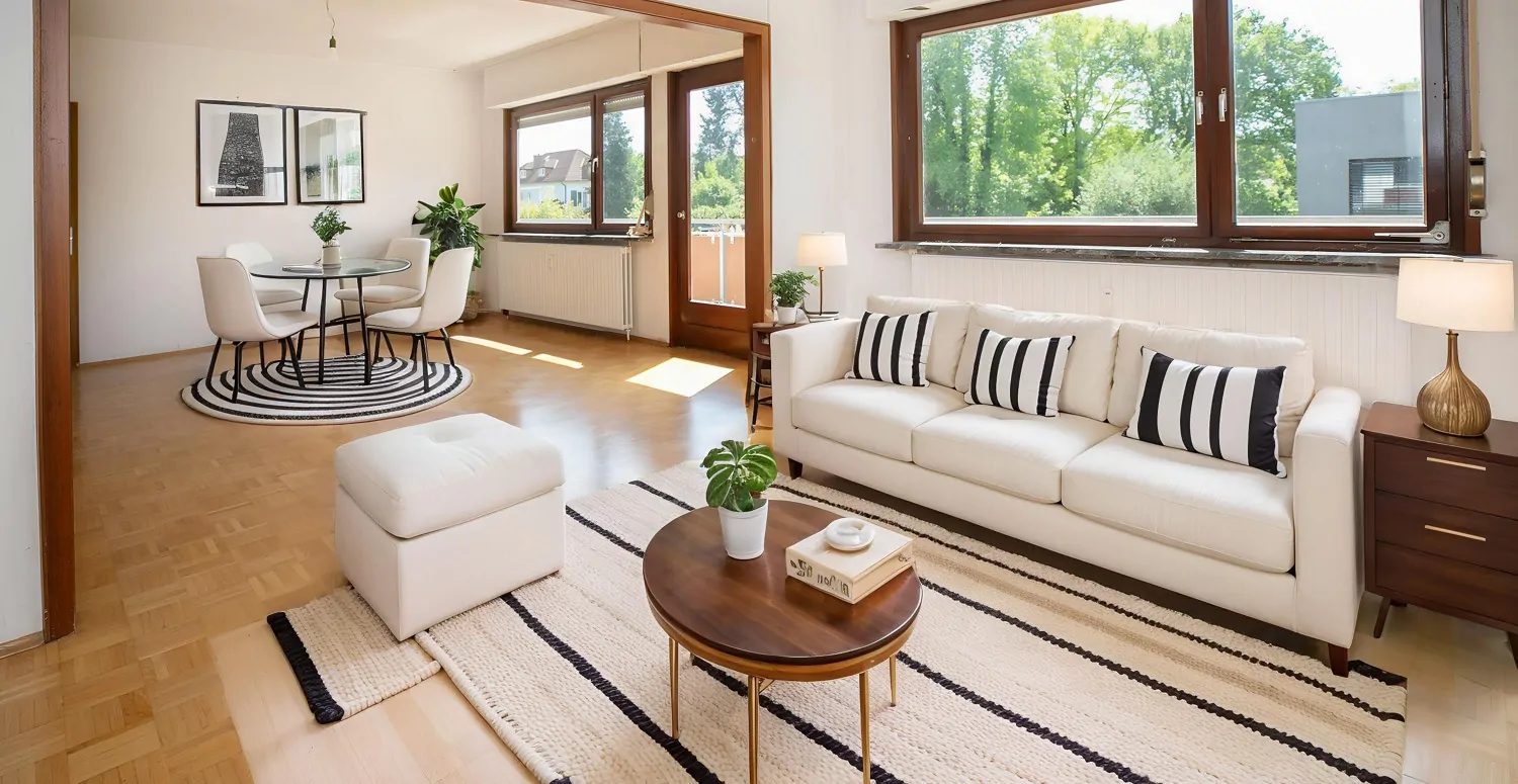 Wohn-/Essbereich 1.OG-Visualisiert