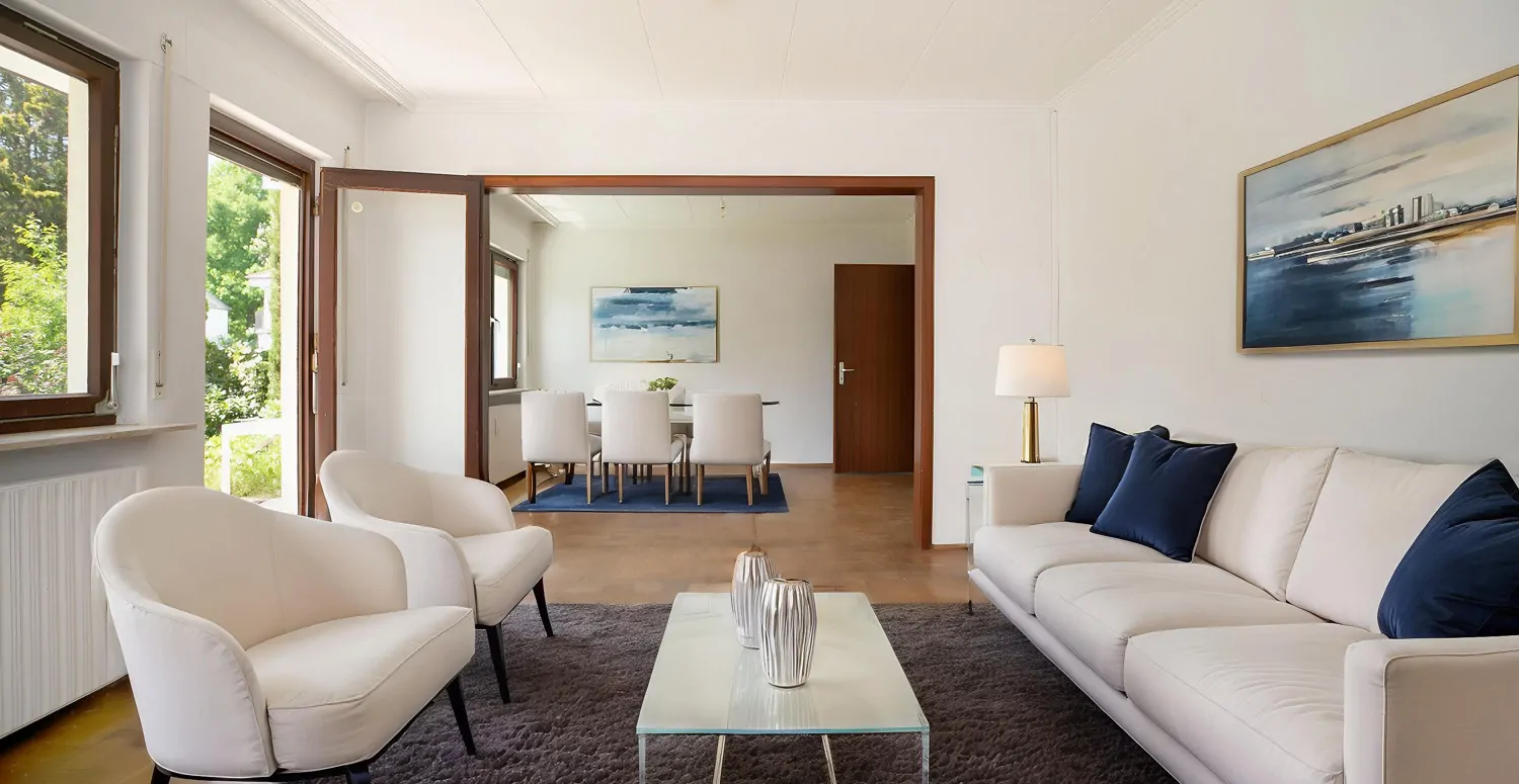 Wohn-/Essbereich EG -Visualisiert