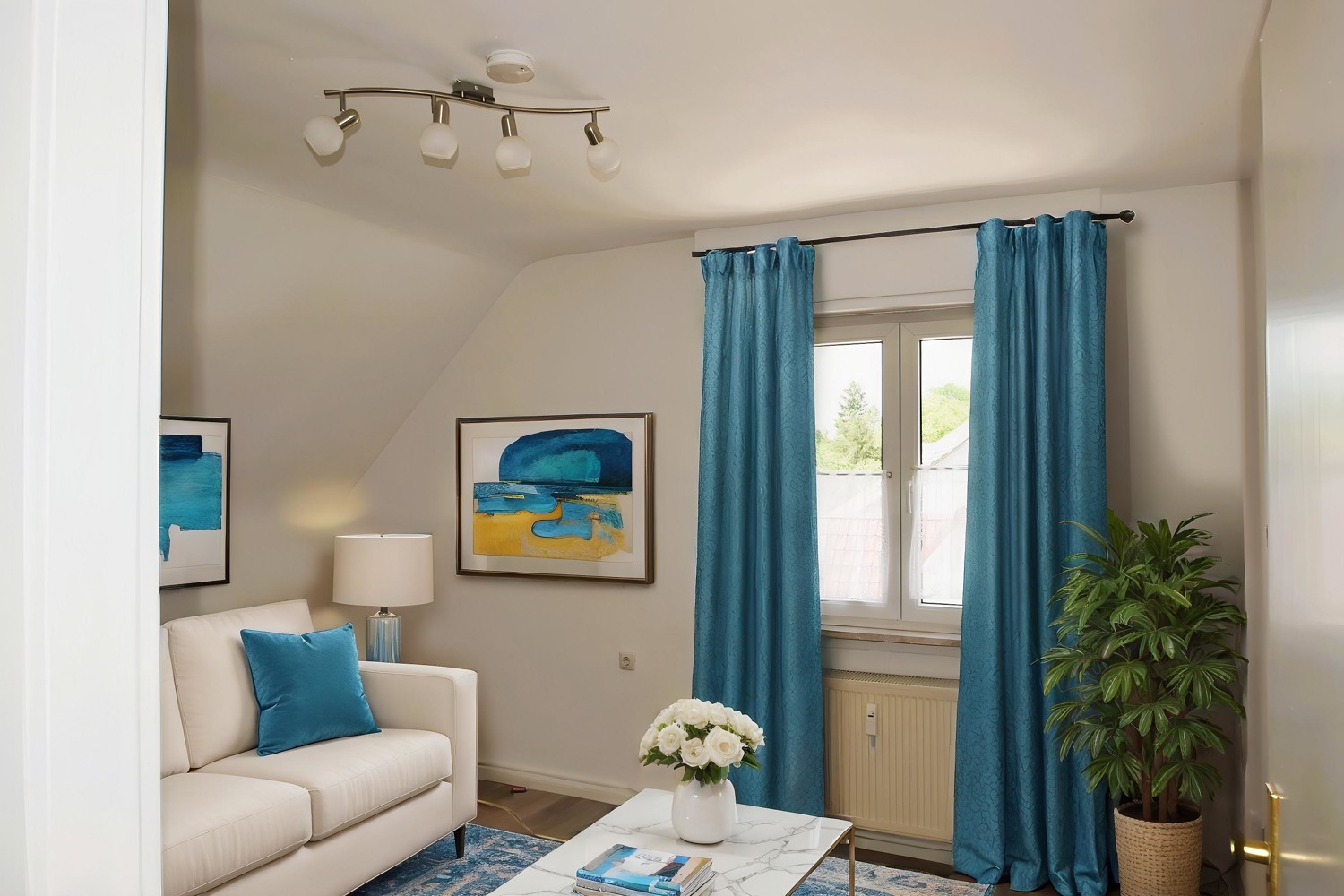 Wohnzimmer Visualisiert