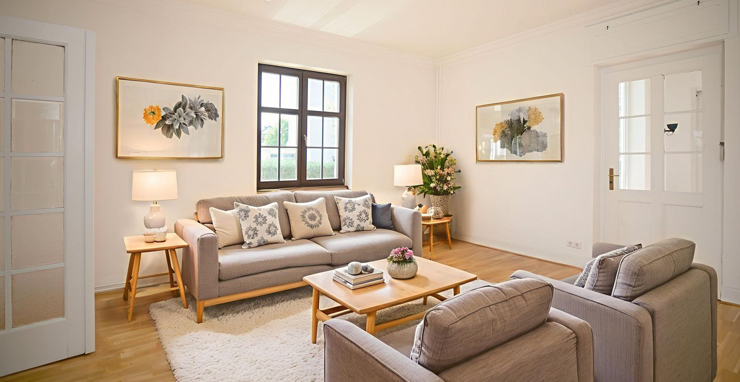 Wohnzimmer - visualisiert