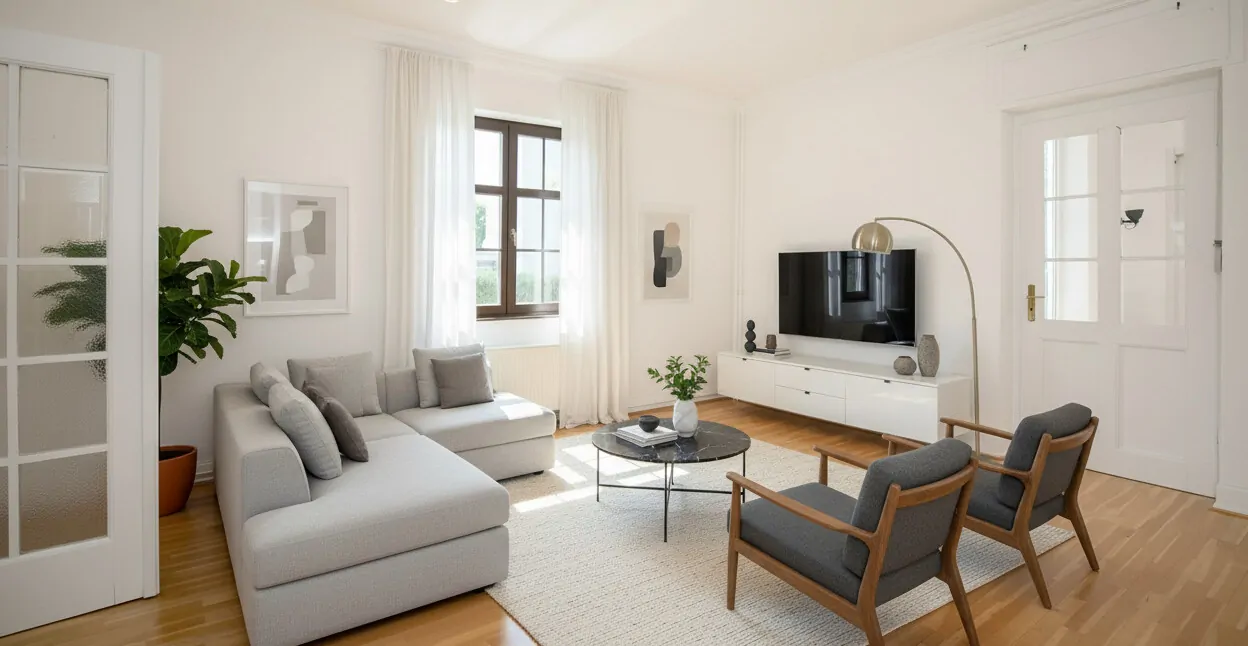 Wohnzimmer - visualisiert